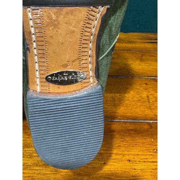 Sarah Flint handmade Italian suede and leather loafers size euro 37 - Picture 10 of 10